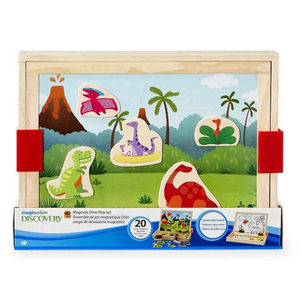 Puzzle magnetic 2 în 1 „Dinozauri” – joacă, imaginație și descoperire!