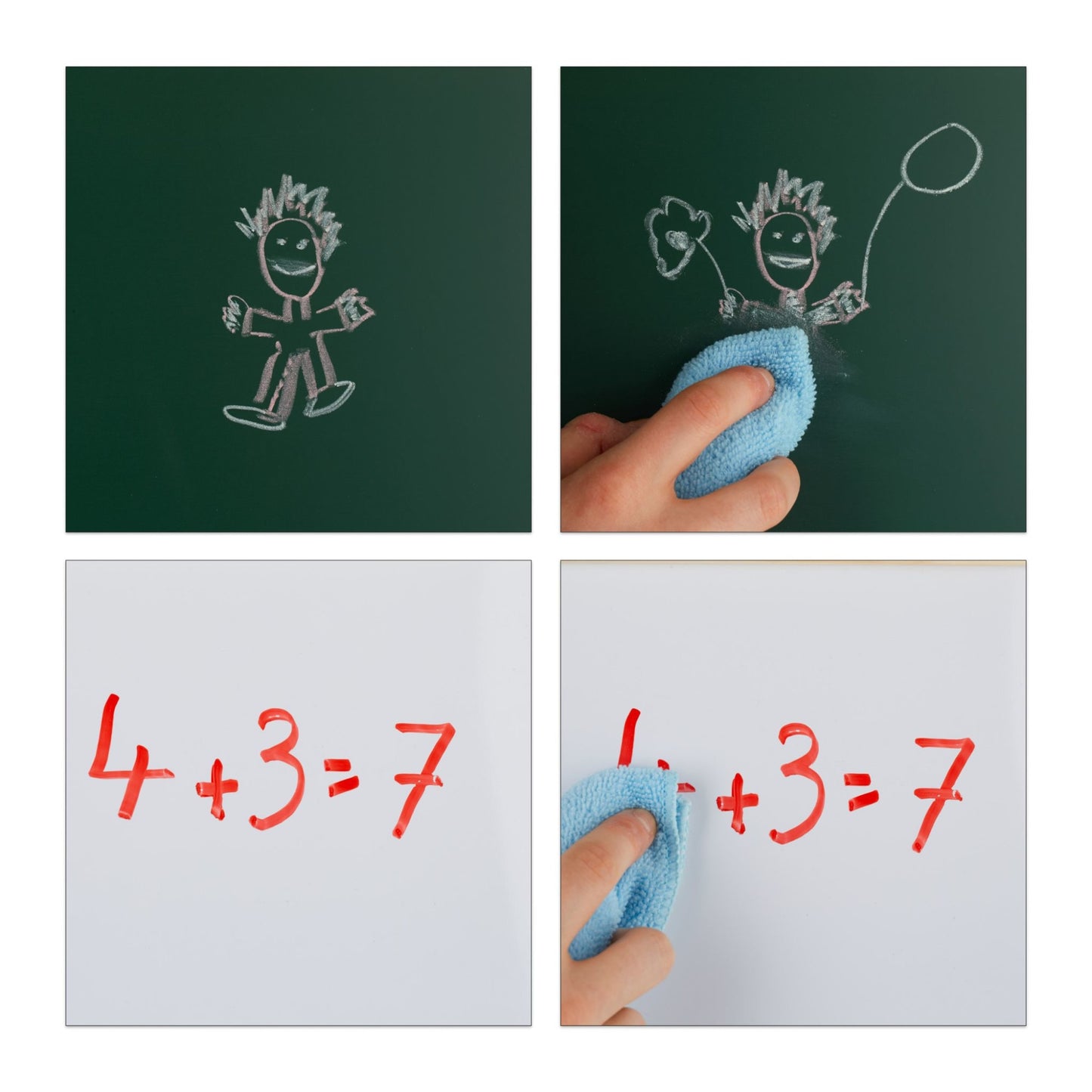 Exploratori mici, idei mari – tablă educativă cu 2 fețe