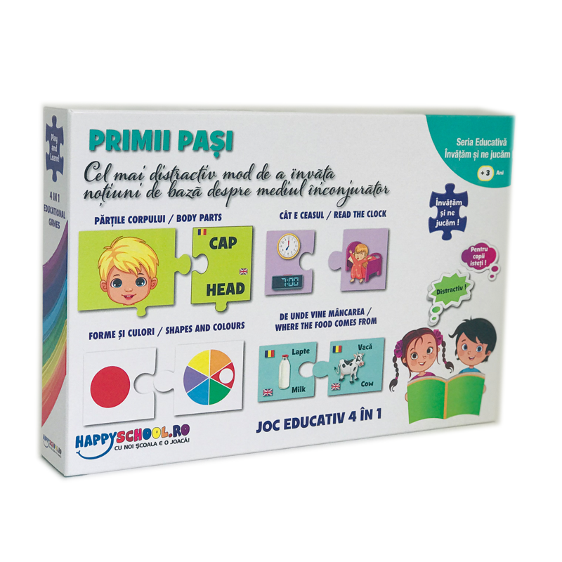 Joc educativ 4 în 1 – Primii Pași în mediul înconjurător