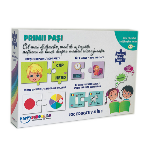 Joc educativ 4 în 1 – Primii Pași în mediul înconjurător