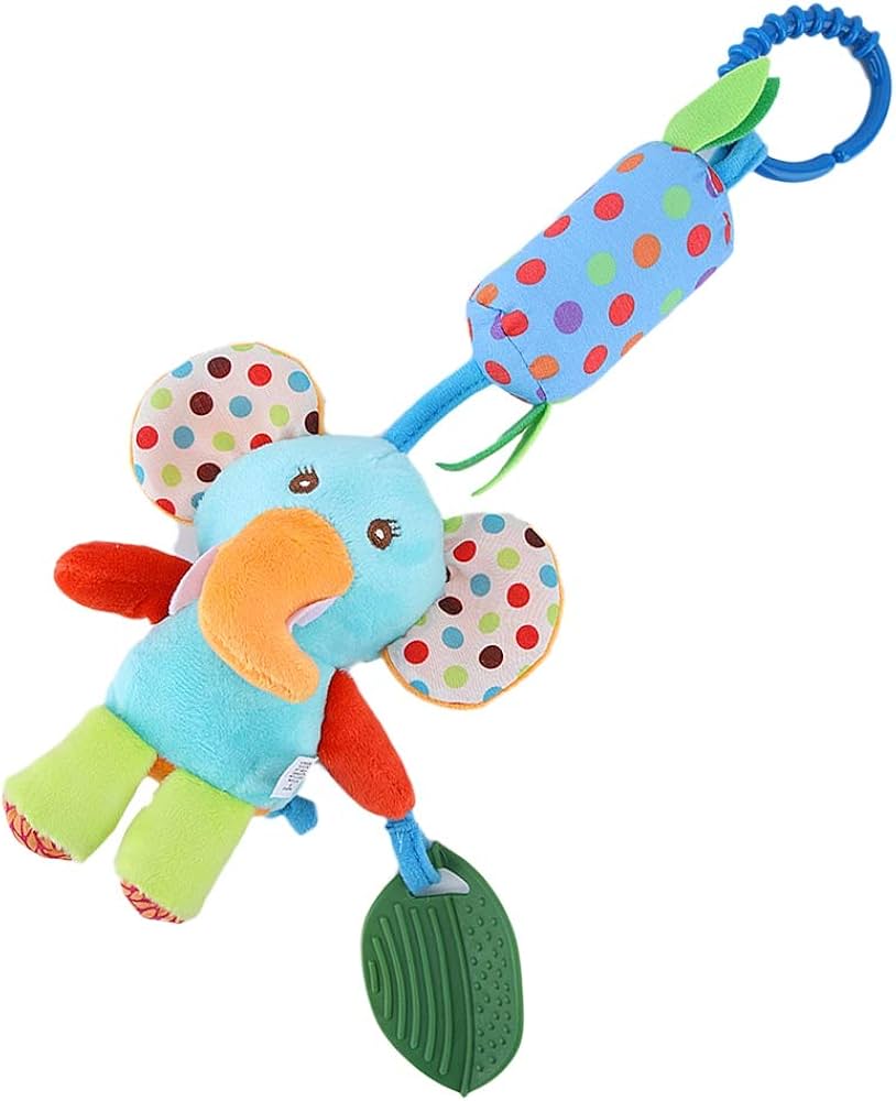 Jucărie senzorială de agățat – Elefantul vesel