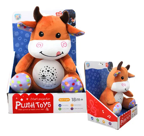 Pluș muzical cu proiector – prietenul de somn al micuțului tău