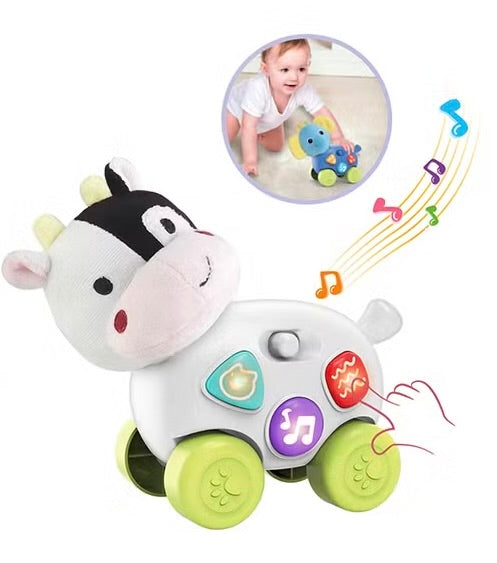 Jucăria muzicală interactivă – Văcuța prietenoasă