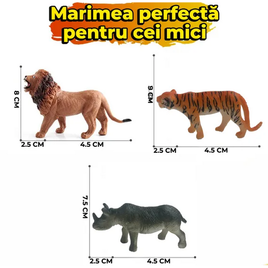 Set creativ: 6 animăluțe de pictat pentru micii artiști