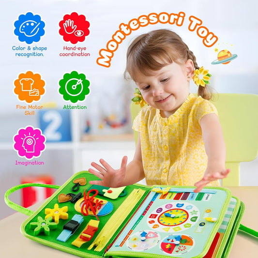 Jucărie Interactivă Educativă Busy Board Montessori