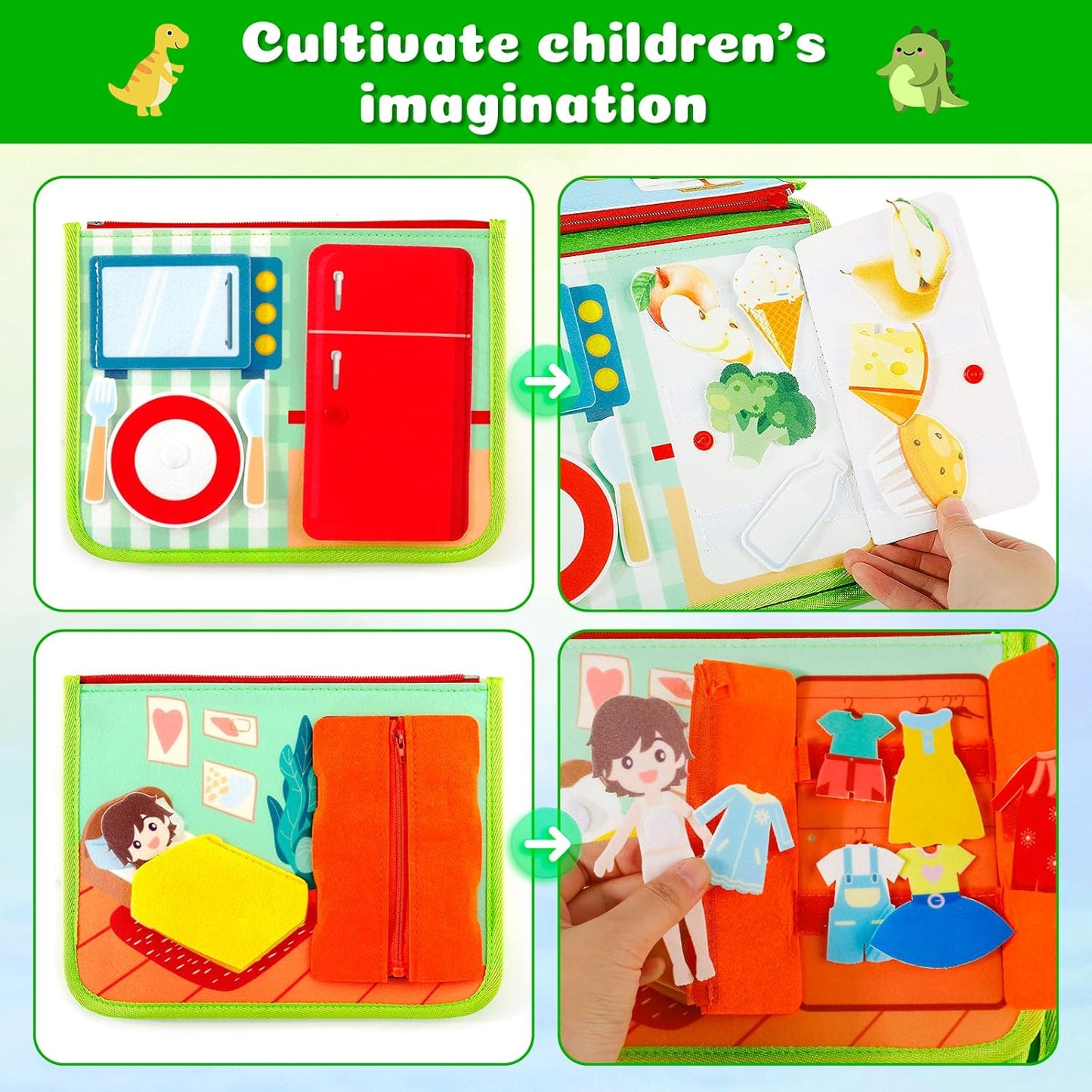 Jucărie Interactivă Educativă Busy Board Montessori