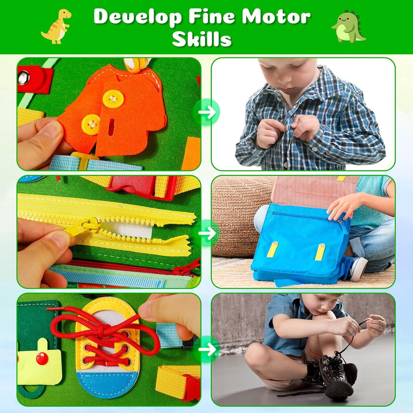 Jucărie Interactivă Educativă Busy Board Montessori