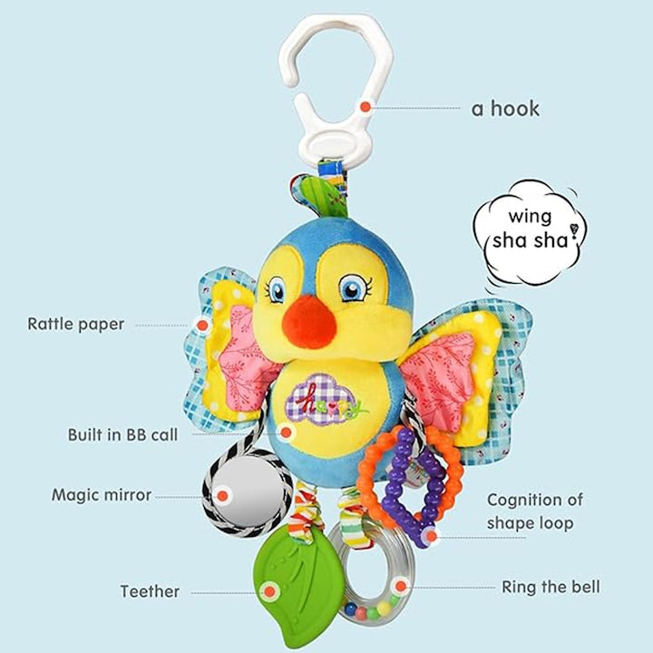 Jucărie Zornăitoare Multisenzorială pentru Bebe