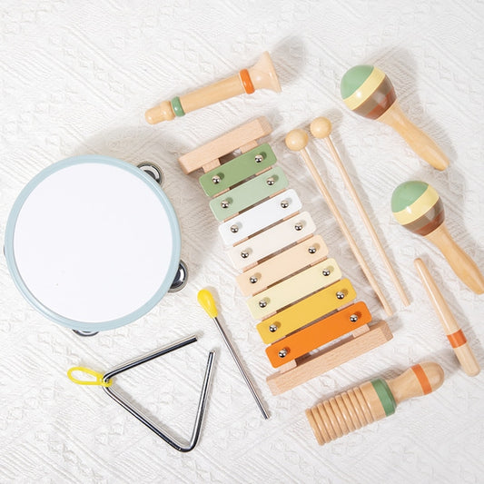 Descoperă Lumea Sunetelor – Set Instrumente Muzicale Montessori