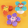 Set 3 Jucării Interactive pentru Bebeluși – Spinner cu Ventuză, Zornăitoare & Dentiție