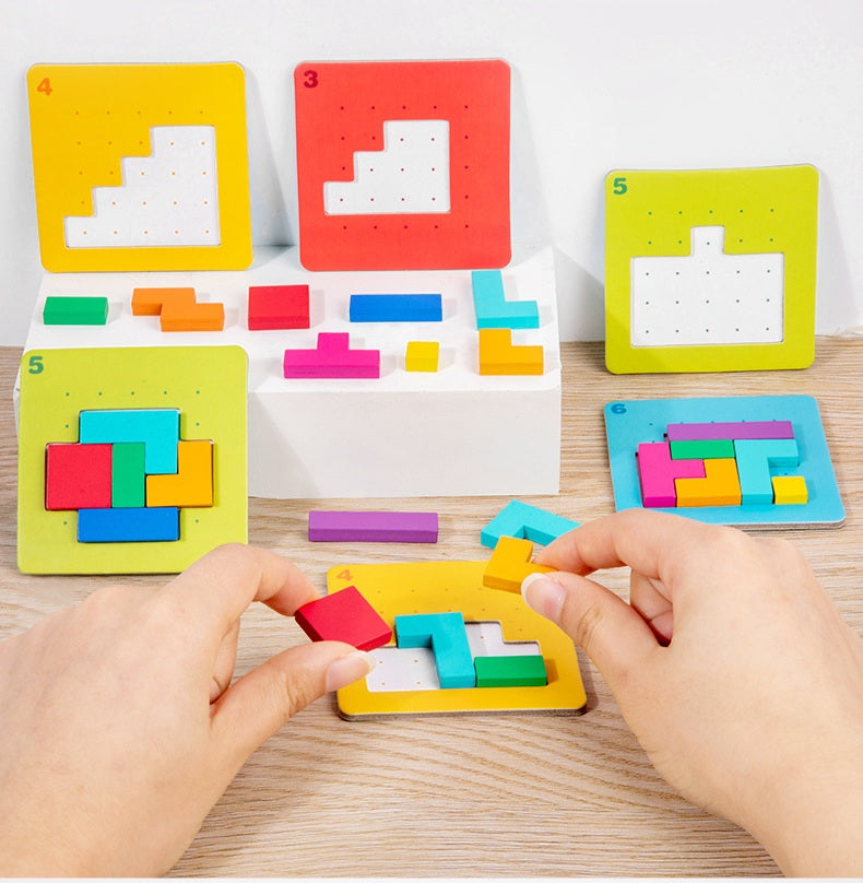 Joc Interactiv – Puzzle Educativ pt. Dezvoltarea Inteligenței, Logicii și Concentrării, 128 Piese