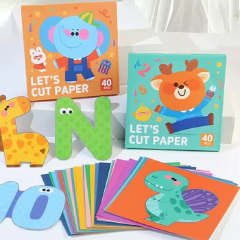 Set 40 carduri pentru decupaj și activități creative
