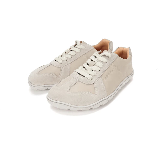 Adidași pt. Adulți - Barefoot Stitch & Walk din Piele Naturală – Cream/Off-White