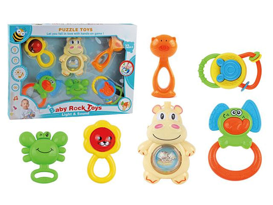 Set 6 Jucării Zornăitoare pentru Bebe