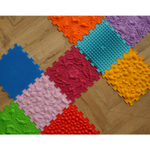 Covoraș ortopedic Dinozaur - 10 elemente