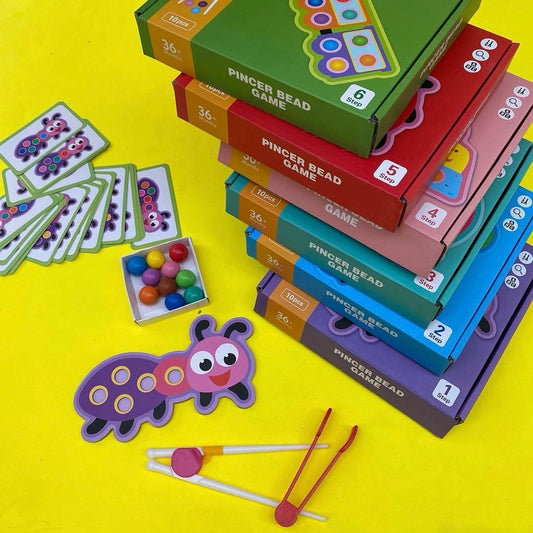 Joc educativ de clasificare culori și motricitate fină