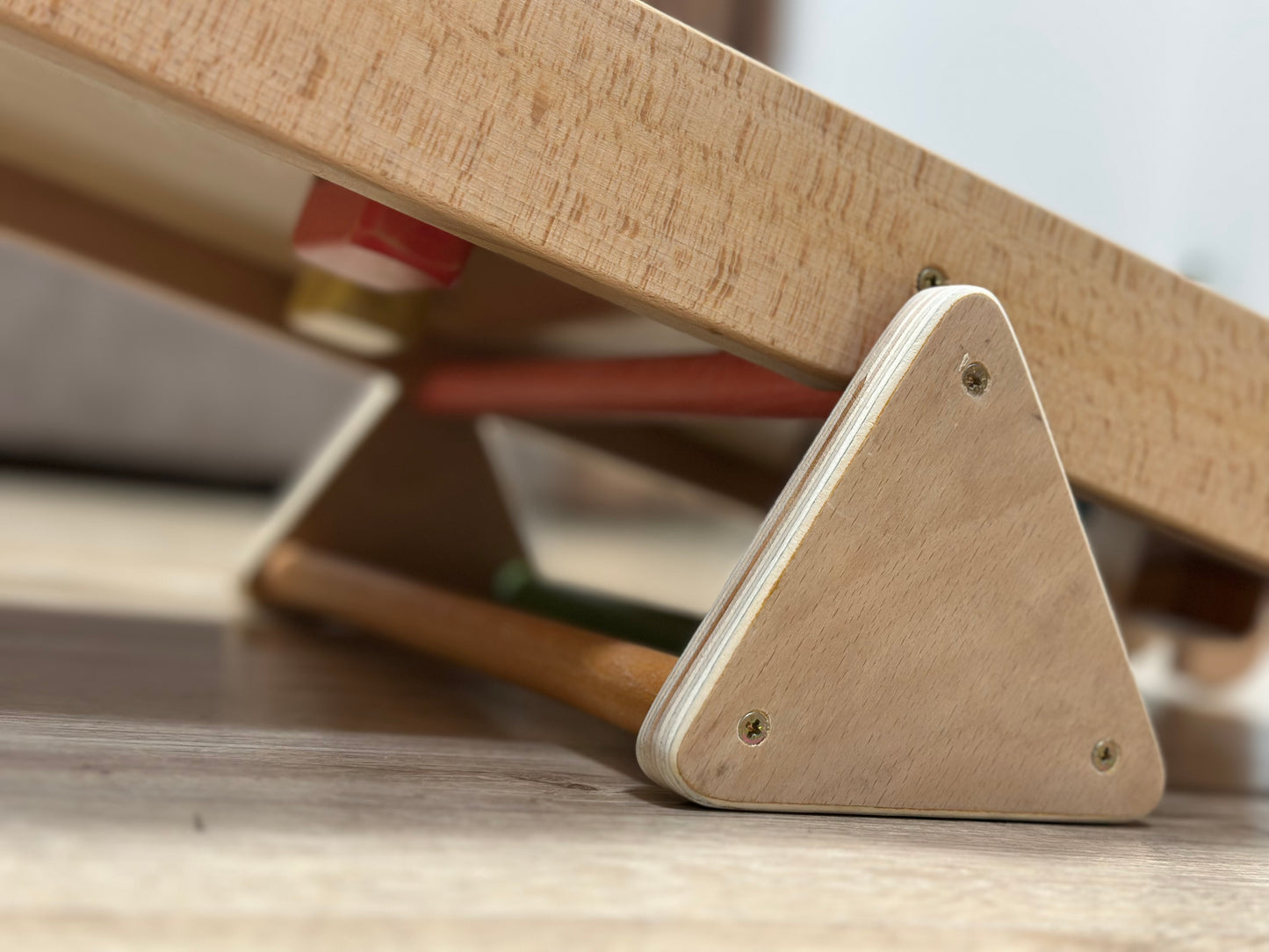 Triunghi Pikler cu Escaladă + Tobogan 5 în 1