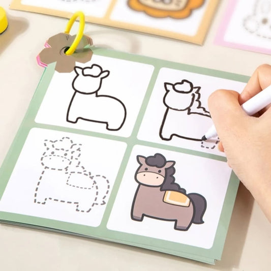 Pregătește-te pt. Grădiniță – Desenează, Șterge, Repetă