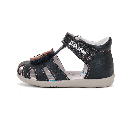 Sandale Barefoot Ursuleț din piele naturală 100%