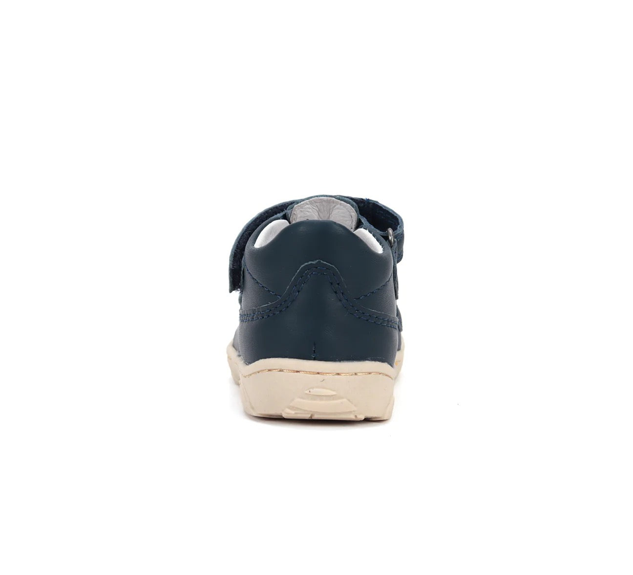 Pantofi Barefoot deschis din piele naturală-NavyDream
