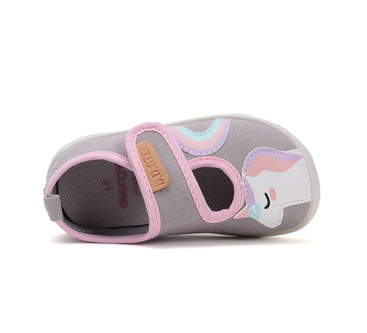 Pantofi barefoot de interior ,,Unicornul Vesel''