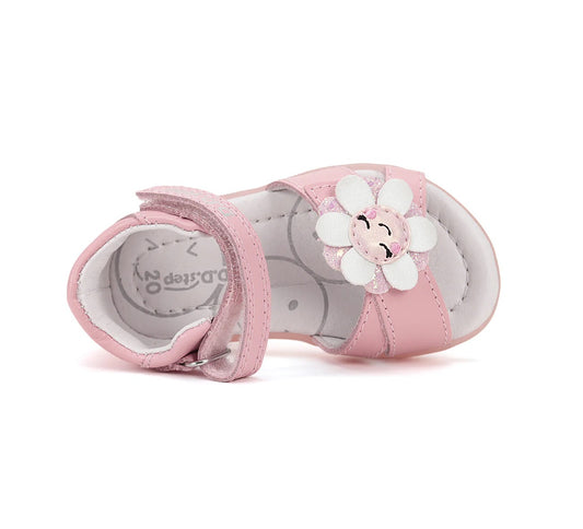 Sandale Piele Naturală „Happy Flower”