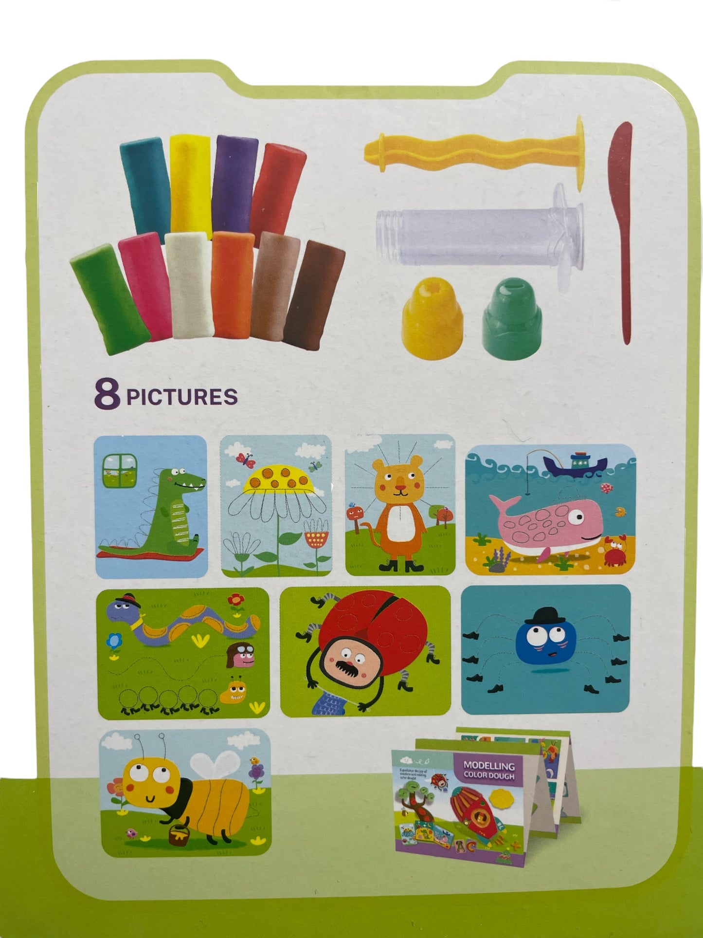 Set de Plastilină Educațională cu Modele de Animale