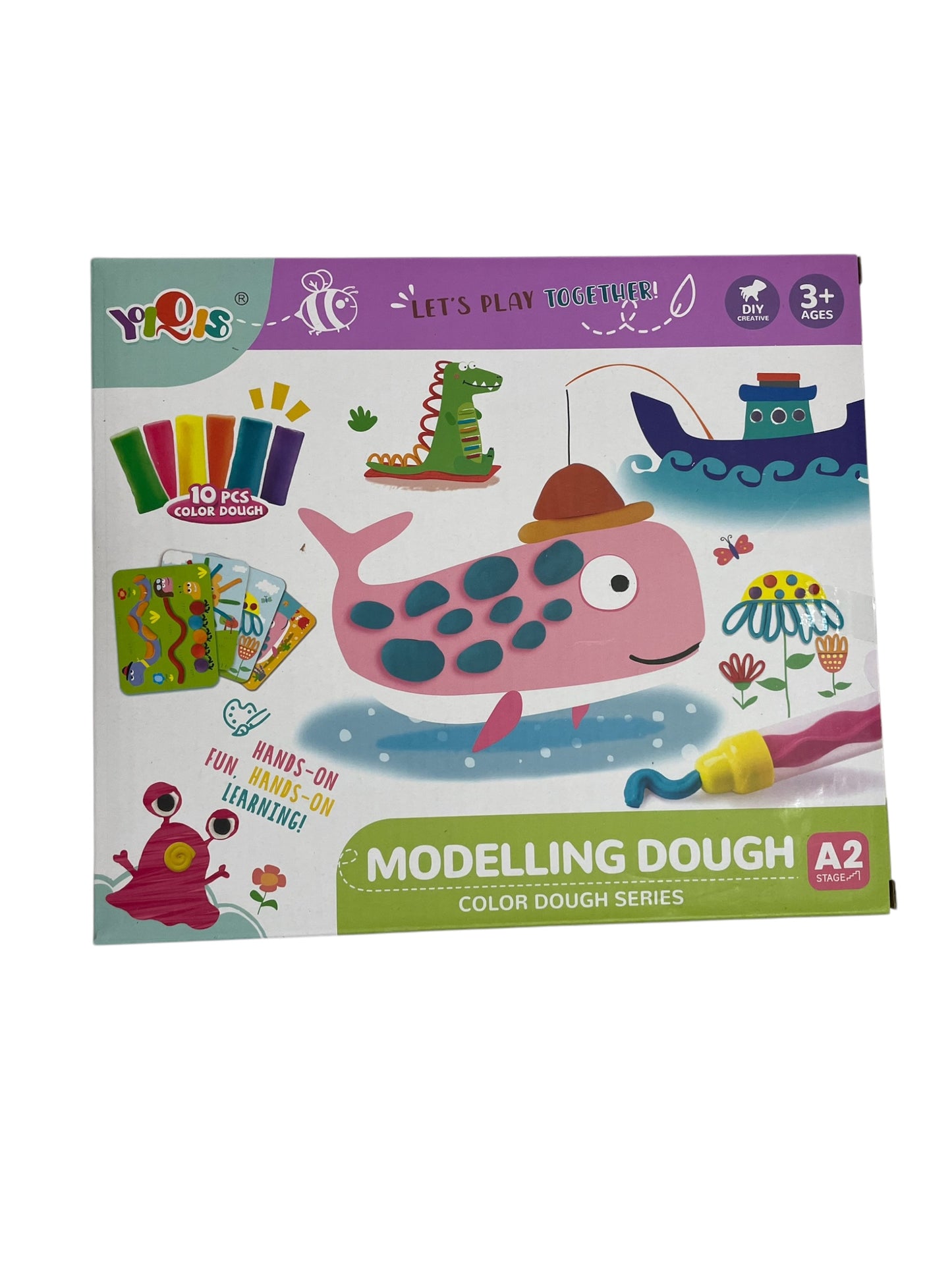 Set de Plastilină Educațională cu Modele de Animale