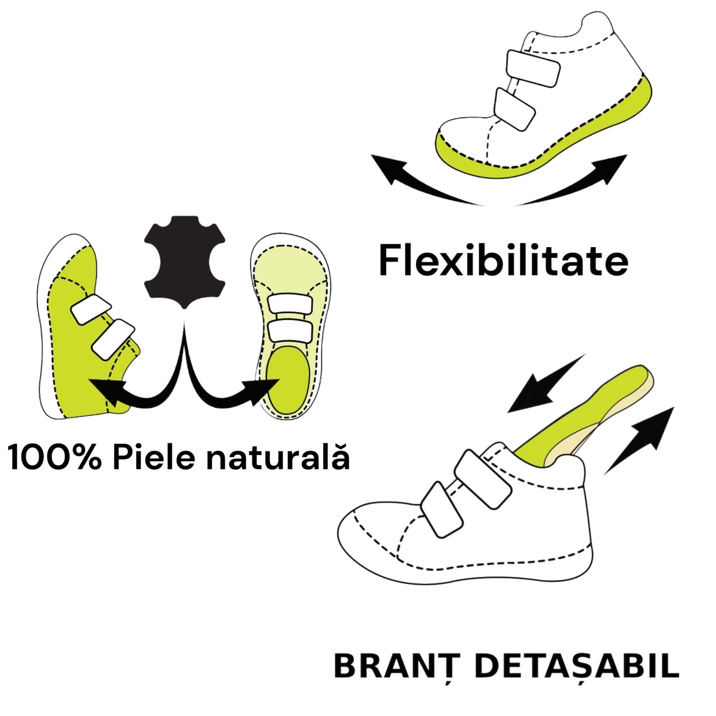 Pantofi Barefoot Ursuleț primii pași