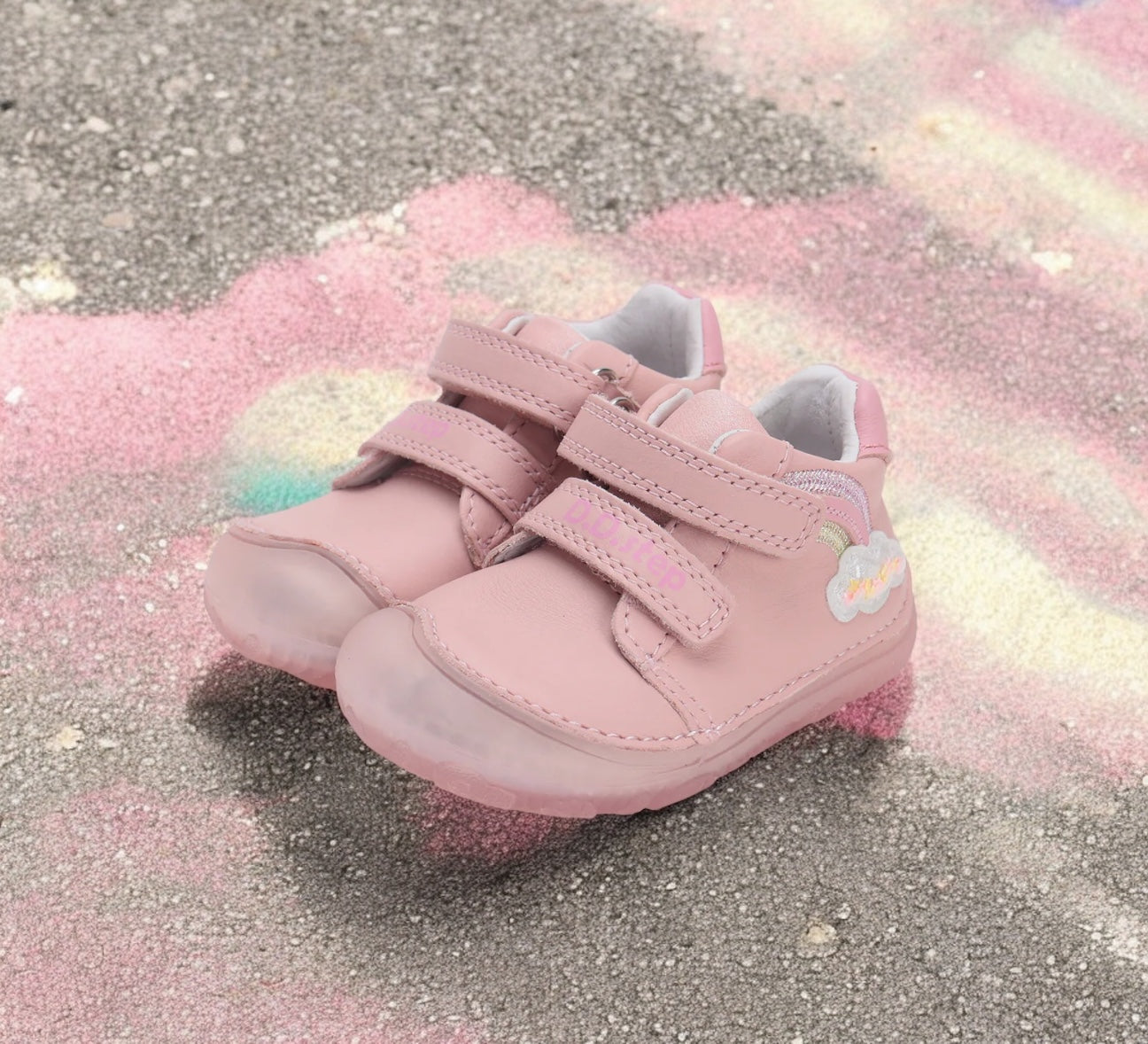 Pantofi Barefoot Pink Rainbow