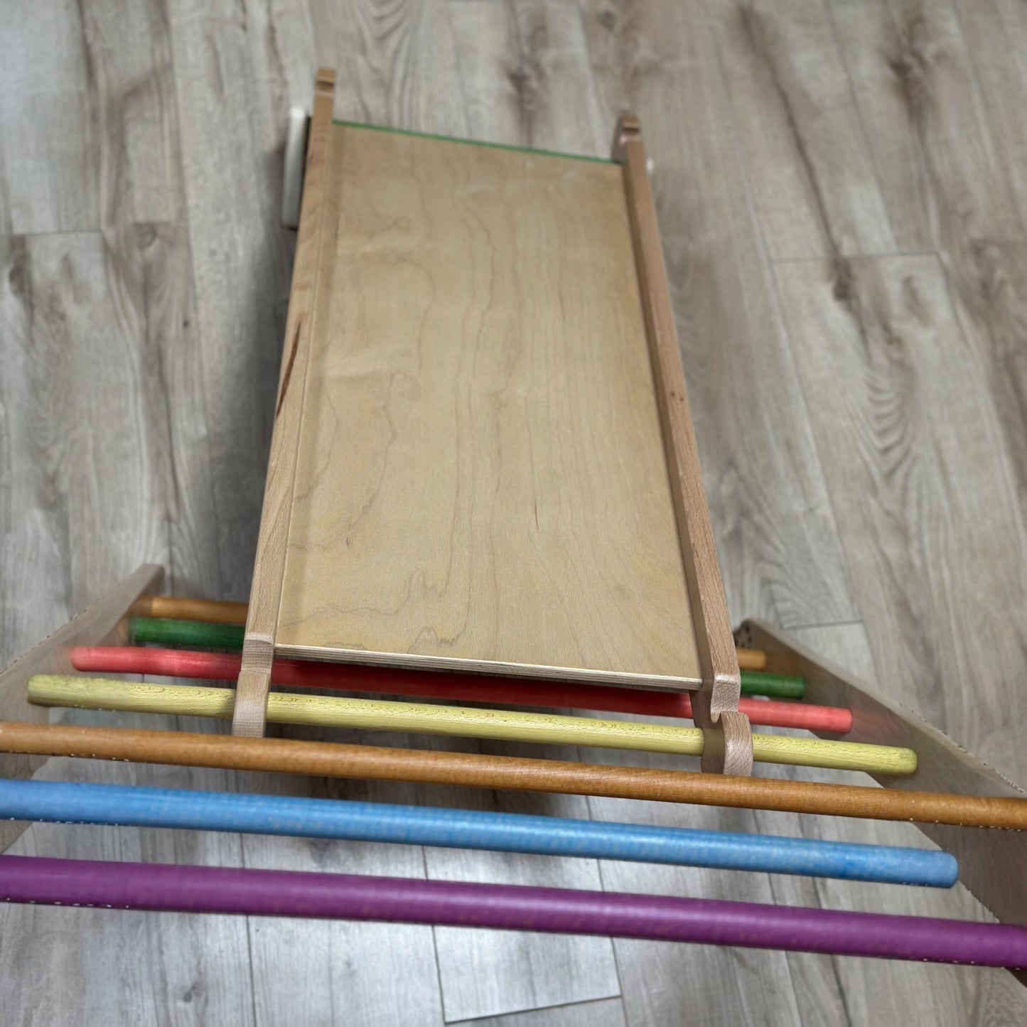 Triunghi Pikler cu Tobogan 5 în 1