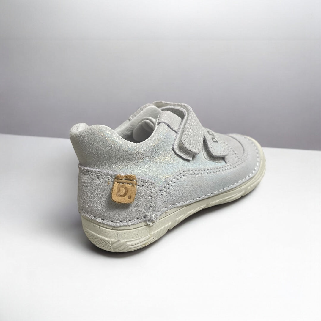 Pantofi Barefoot pentru fetițe Silver/Roz
