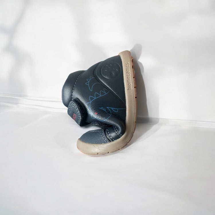 Ghete Biomecanics Barefoot din Piele Naturală ,,Dino'' cu lână naturală