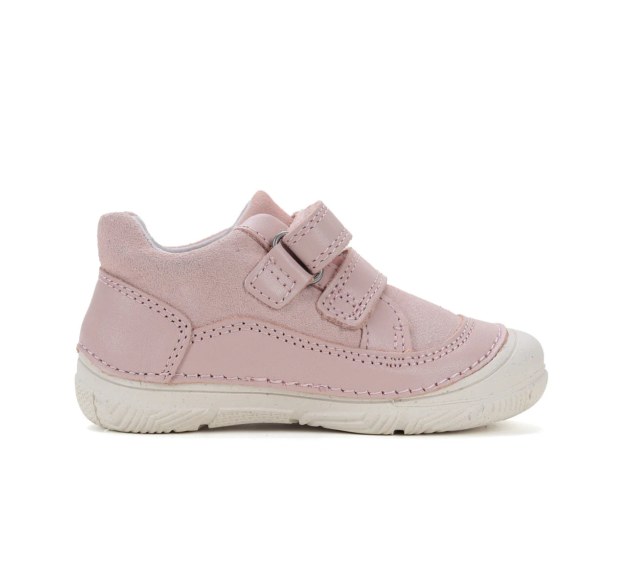 Pantofi Barefoot pentru fetițe Silver/Roz