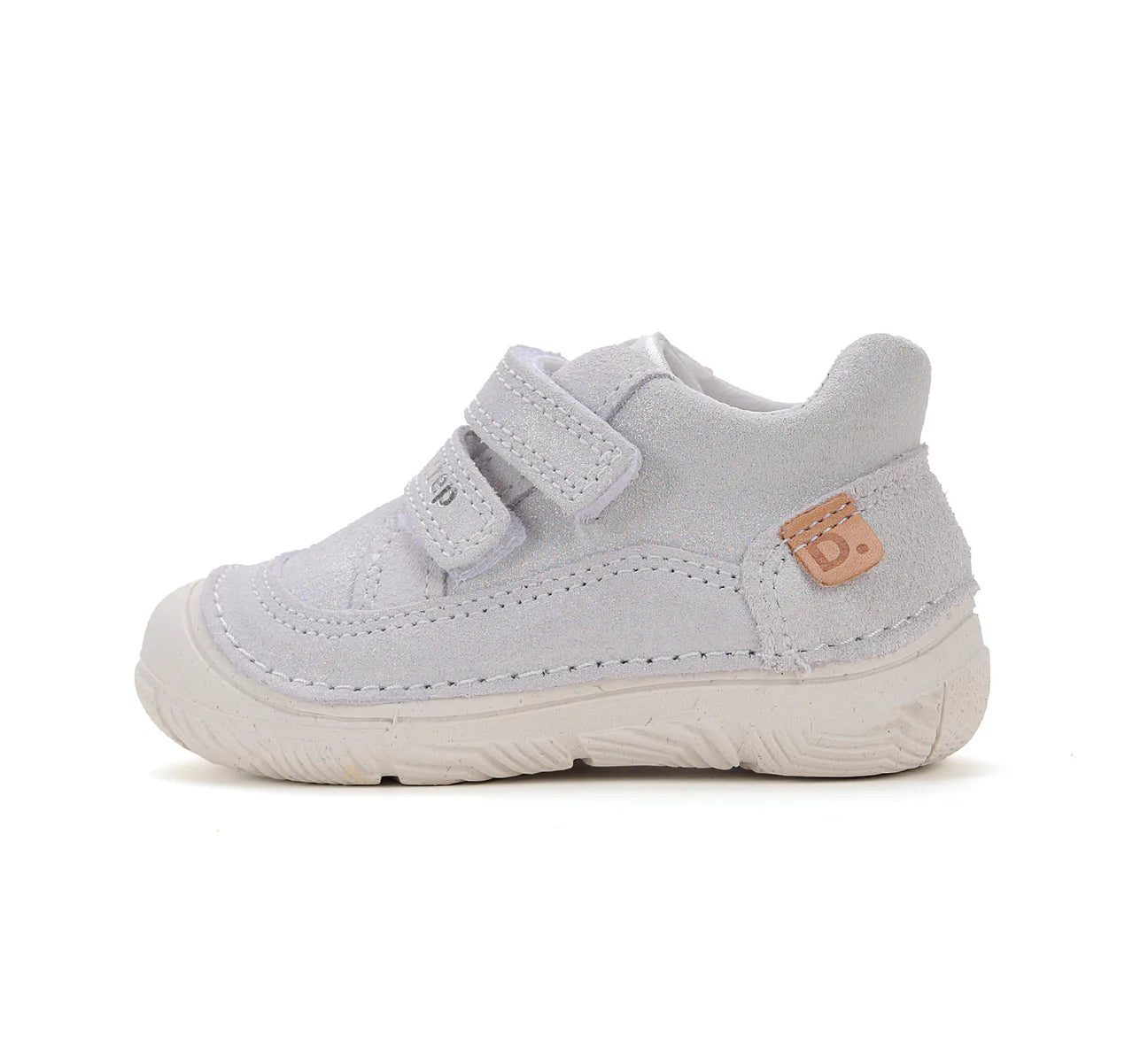 Pantofi Barefoot pentru fetițe Silver/Roz