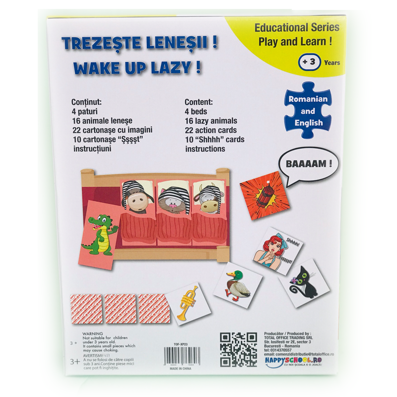 Joc educativ „Trezește leneșii” – Hai să pornim petrecerea sunetelor!