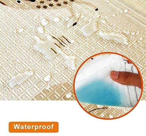 Covoraș de joacă pliabil XXL ursuleț/balenă