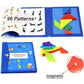 Carte magnetică cu piese din lemn Montessori (3+ani)