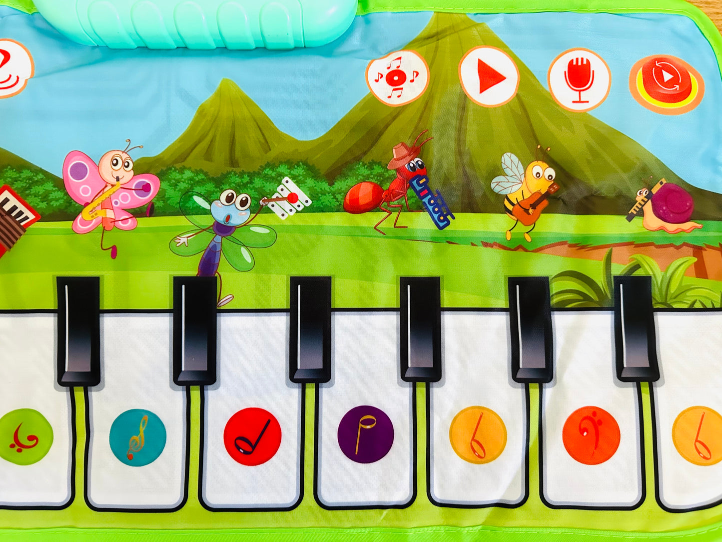 Covoraș muzical interactiv Tummy Time – joacă, mișcare și descoperire