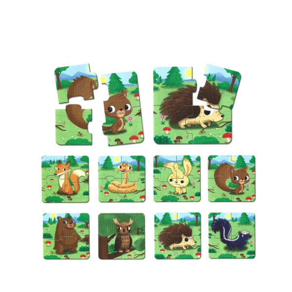 Baby Puzzle – Animale din Pădure