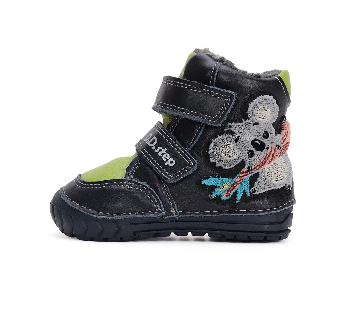 Ghete Îmblănite pentru Copii D.D.Step cu Model Koala – Protecție și Confort în Zilele Friguroase (material hidrofob)
