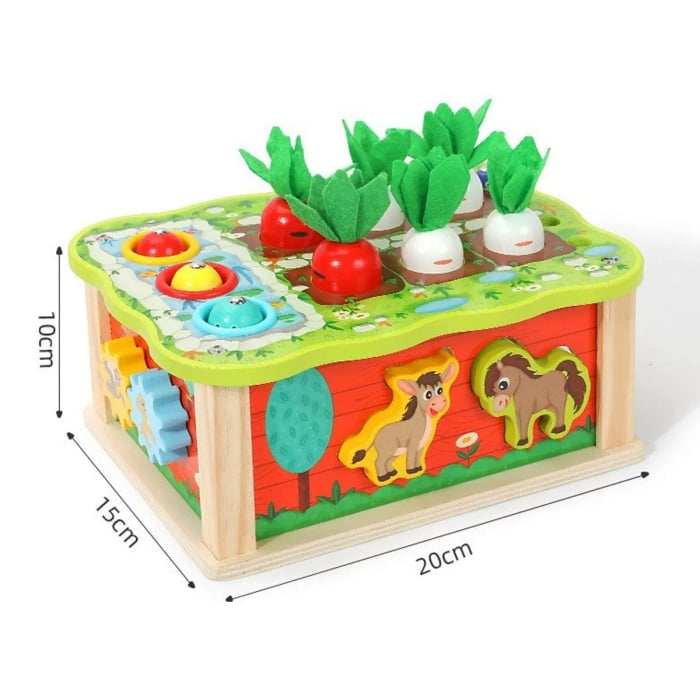 Joc Montessori Ferma – Activități Educative 6 în 1
