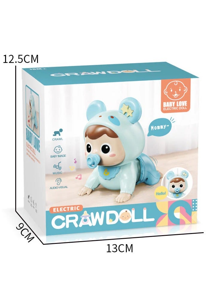 Jucărie bebeluș care se deplasează în patru labe – cu efecte sonore