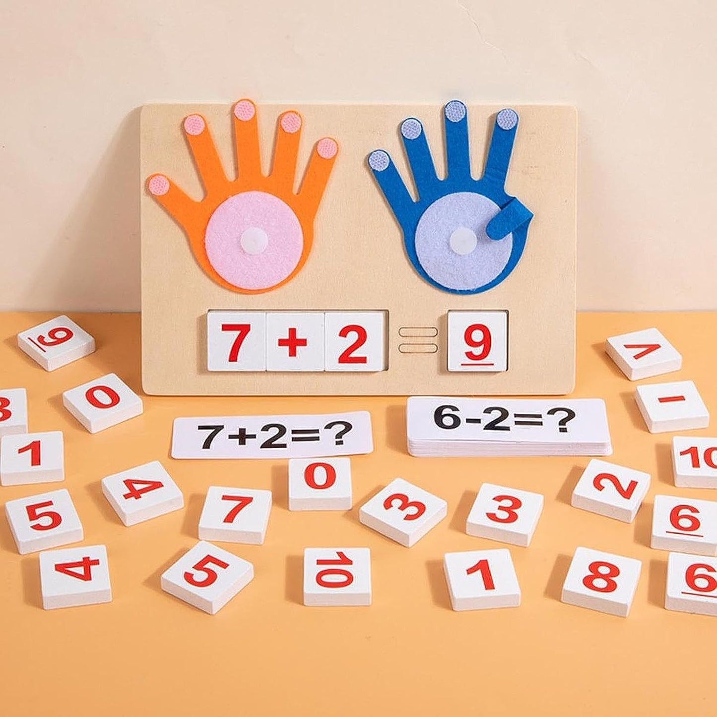 Joc Montessori pentru matematică – Învață să numeri, aduni și scazi