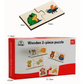 Puzzle Cognitiv din Lemn cu Piese Mari – Asocieri din Jumătăți