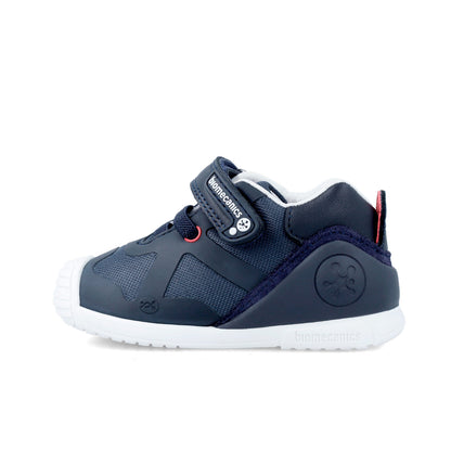 Kids Wedge Flex Sneakers Blue Coral Navy Biomecanics