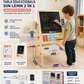 Tablă educațională din lemn 2 în 1 – Magnetică & Cretă