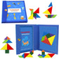 Carte magnetică cu piese din lemn Montessori (3+ani)