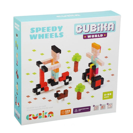 Set de construcții Cubika World Speedy Wheels