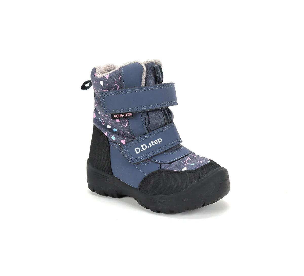 Cizme de Iarnă Impermeabile D.D.Step AQUA-TEX – Inimioara mea (+5°C până la -20°C)
